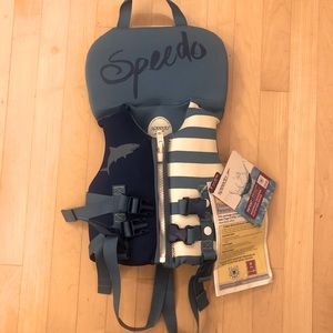 Speedo Life Jacket, New with tags, Up to 30 lbs